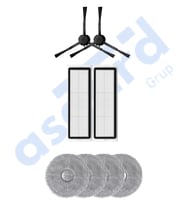 DREAME L20 ULTRA UYUMLU 2 Yan Fırça 2 Filtre 4 Mop