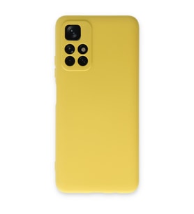 Redmi Note 11T Kılıf Nano Içi Kadife Silikon - Sarı