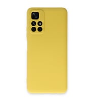 Redmi Note 11T Kılıf Nano Içi Kadife Silikon - Sarı