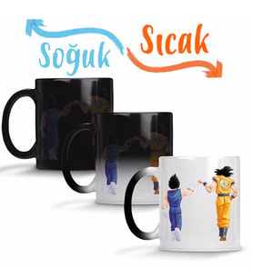 Songoku & Vegetta Sihirli Kupa Bardak Porselen