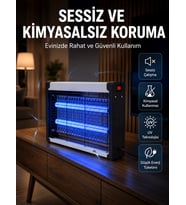 UV Işıklı Elektrikli Sinek ve Uçan Haşere Öldürücü Ev, Ofis ve İşletmeler İçin