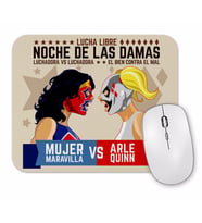 Lucha Libre Ladies Night Mouse Pad