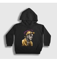 Presmono Unisex Çocuk Siyah Angel Lil Peep Kapüşonlu Sweatshirt 36502tt
