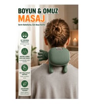 3D Yoğurma Teknolojili Boyun ve Omuz Masaj Aleti Ergonomik Derin Rahatlama Cihazı