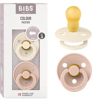 Colour İkili Kauçuk Emzik- Ivory/Blush 18+ Ay