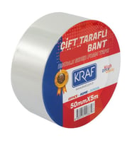 Kraf Çift Taraflı Bant 50 mm x 25 mt 