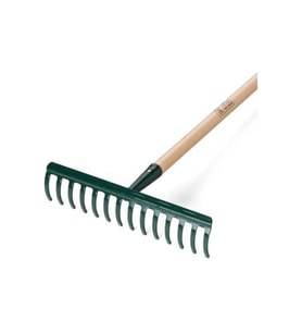 Handy 200512120 120cm 30cm 12 Parmaklı Saplı Çim ve Yaprak Tırmığı