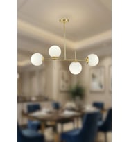 Novora Sarkıt Avize – Modern Mutfak, Yemek Masası Üstü, Salon Sarkıt Avize (Gold)