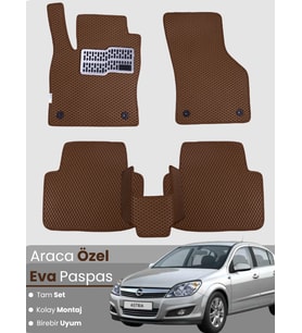 OPEL ASTRA H SEDAN (2004-2010) Uyumlu EVA Paspas Tam Set–Araca Özel,Kolay Montaj,Su Geçirmez