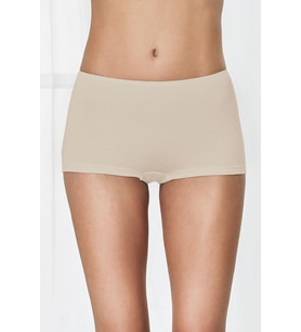 Antibakteriyel Bambu Bayan 3'lü Boxer (Ekru)