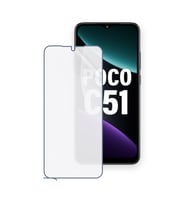 SChitec POCO Poco C51 Uyumlu Ön Yüzey Nano Şeffaf Hidrojel Ekran Koruyucu
