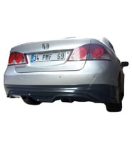 Honda Civic FD6 (2006-2011) Custom Arka Tampon Eki - Difüzör (Plastik)