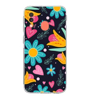 PrintiFy Samsung Galaxy A20e ile Uyumlu Retro Color 1  Kamera Korumalı Şeffaf  Kılıf