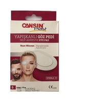 Cansın Plast Yapışkanlı Göz Pedi 6,5x9,5 cm 5'li