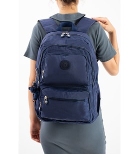 Ultra Hafif Geniş Hacimli Okul Seyahat Spor Sırt Çantası Lacivert Model: (571-2D)