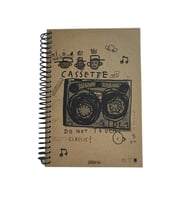 PAPİRÜS KRAFT SERT KAPAK SPİRALLİ 19X27 80YP. ÇİZGİLİ DEFTER