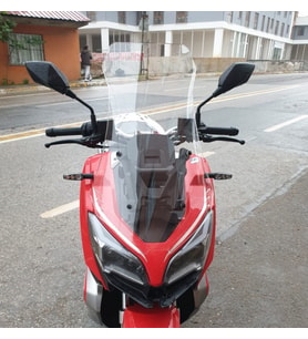 MOTOCAM RKS Reale 125 Ön Cam 2023-2026 Model 65cm Şeffaf Renkli 4mm ORTA BOYLU