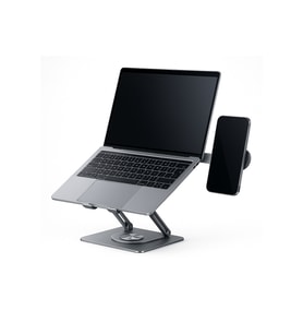 Katlanabilir Alüminyum Laptop ve Tablet Standı, 360° Döner, Magsafe Tutucu