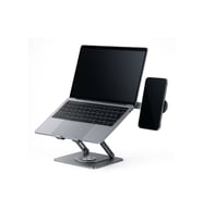 Katlanabilir Alüminyum Laptop ve Tablet Standı, 360° Döner, Magsafe Tutucu