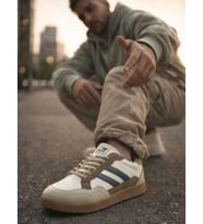 Erkek Vizon Spor Ayakkabı Rahat Yumuşak Taban Kaymaz Günlük Bağcıklı Sneaker 4330