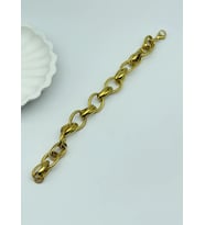 Çelik Gold Tasarım Bileklik - 25-blk10