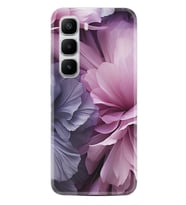 Infinix Hot 60 Kılıf Boutique Baskılı Resimli Çiçek Mor Pcode -028