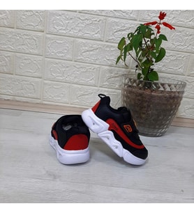 M.P. One 3229 Siyah Cırtlı Işıklı Erkek Çocuk Bebe Spor