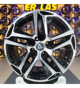 4 Adet BK-5516 7*16 4*108 ET28 65,1 BLACK MACHINED JANT (Takım)