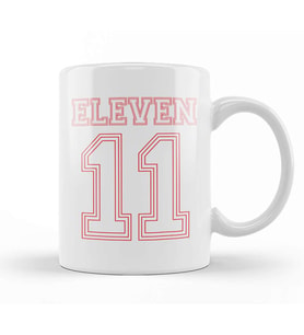 Stranger Things Eleven Team Number Kupa Bardak Porselen