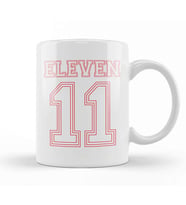 Stranger Things Eleven Team Number Kupa Bardak Porselen