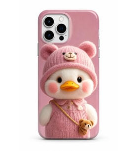 İPhone 16 Pro Max Novera Cozy Friends Collection Çift Katmanlı Essential Tough Telefon Kılıfı