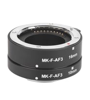 Fujifilm X Serisi Makineler için Meike MK-F-AF3  Auto Macro Exten (Siyah)