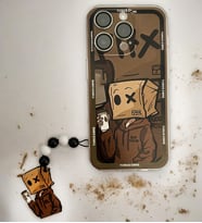 Cartoon BoyTasarımlı Kişiye Özel Charmlı Telefon Kılıfı (Tüm Telefon Kılıfları Mevcuttur.)