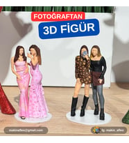 MakinaFleo Kişiye Özel Arkadaş 3D Figürü (10 cm)