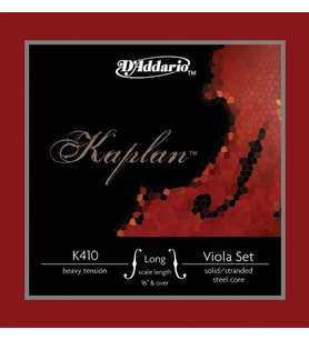 Daddario K410LH Viyola Tel Seti  Kaplan, Long Scale Heavy
