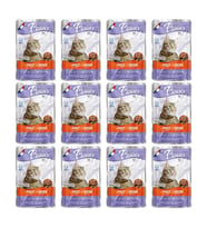 Plaisir 100Gr Pouch Chicken and Liver Tavuk Etli Ciğerli 12Adet Kedi Maması (Mavi)