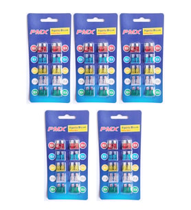 Pmx 5,Li Paket Yassı Bıçak Sigorta 10,lu DS10