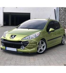Peugeot 207 2006-2014 Uyumlu Üniversal Laguna Lip Esnek Ön Lip 2 Parça Tampon Altı Dil Karlık Ön Ek