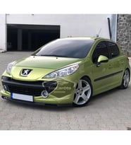 Peugeot 207 2006-2014 Uyumlu Üniversal Laguna Lip Esnek Ön Lip 2 Parça Tampon Altı Dil Karlık Ön Ek