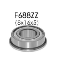 MakeBlock F688zz Flanşlı Rulman