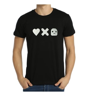 Bant Giyim - Love Death & Robots Siyah Erkek T-shirt Tişört