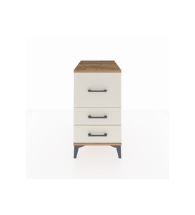 Kronos Komodin 3 Çekmeceli 44x59x80 Çam-Aytaşı