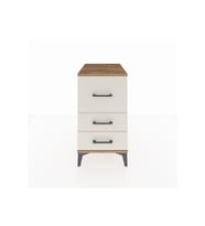 Kronos Komodin 3 Çekmeceli 44x59x80 Çam-Aytaşı