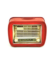 Dekoratif Metal Radyo Kumbara Vintage Ev Ofis Hediyelik