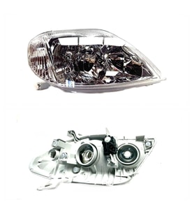 Toyota Markasına Uyumlu Corolla Elektrikli Motorlu Sağ Far Lambası 2002-2006