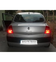 Renault Megane 2 Sedan Kasa Bagaj Üstü Spoiler Piano Black