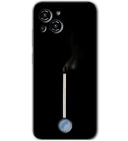 Reeder S23 Pro Max Kılıf HD Desen Baskılı Arka Kapak - Sönmüş Kibrit