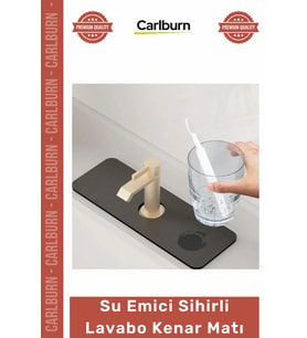 Özel Üretim Mutfak Banyo Diatom Çamur Hızlı Kuruyan Kaymaz Taban Su Emici Sihirli Lavabo Kenar Matı
