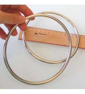 Angel Çanta Aksesuar 13 Cm Gümüş Renk Metal Çanta Sapı