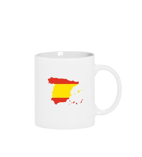 Euro 24 Spain Beyaz Kupa Bardak